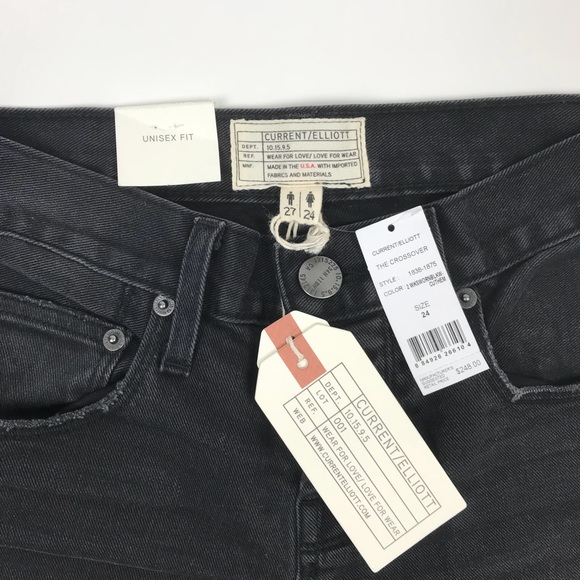 Current/Elliott The crossover crop Boyfriend Jeans - Picture 6 of 7